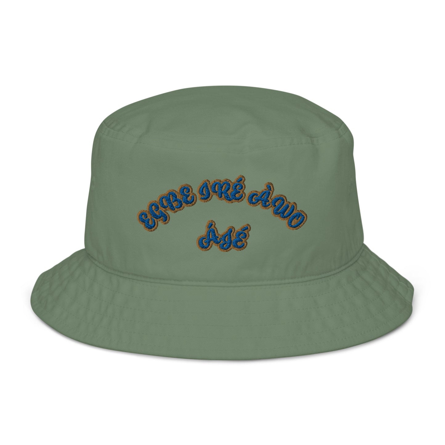 EGBE IRE AWO AJE 10 Organic bucket hat