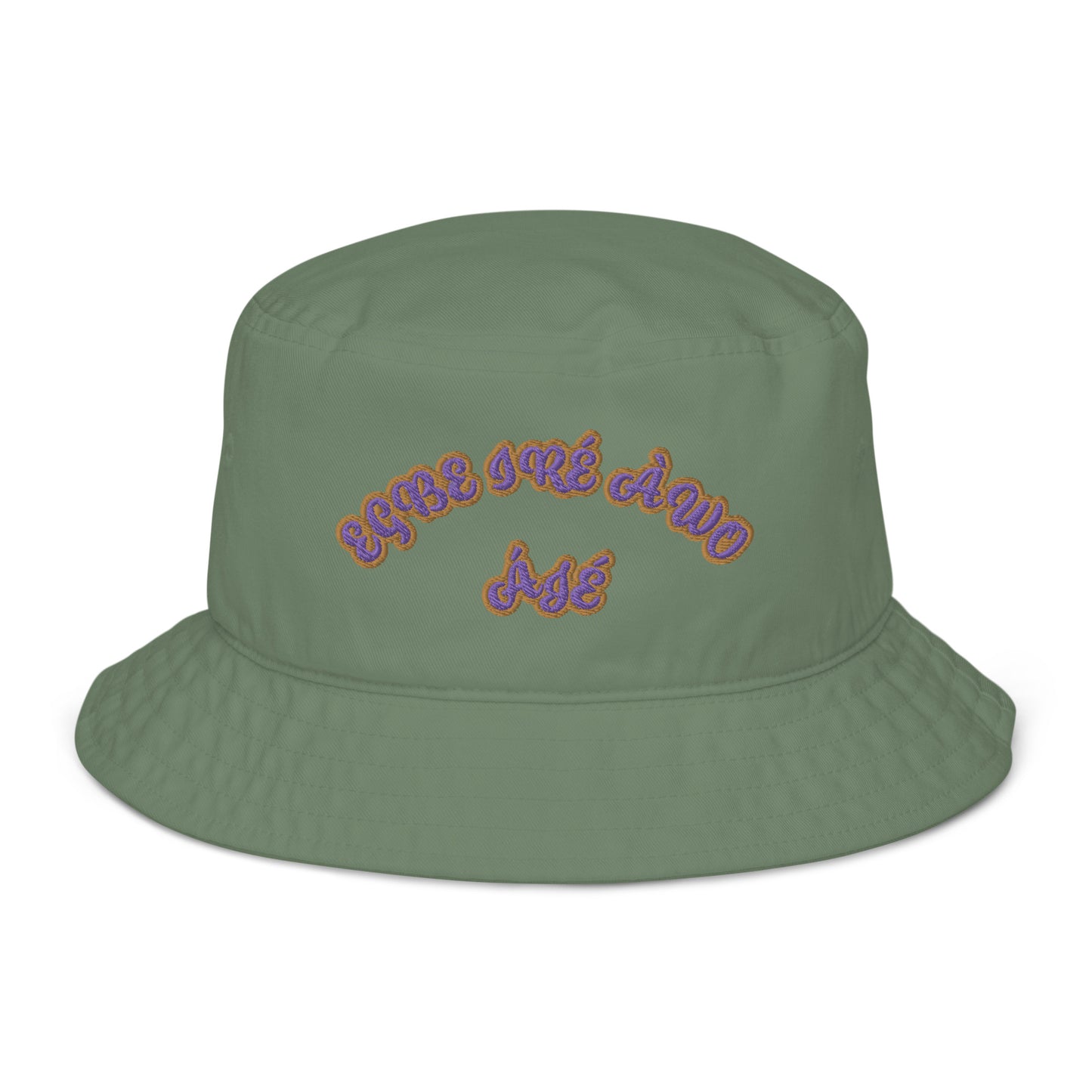 EGBE IRE AWO AJE 11 Organic bucket hat