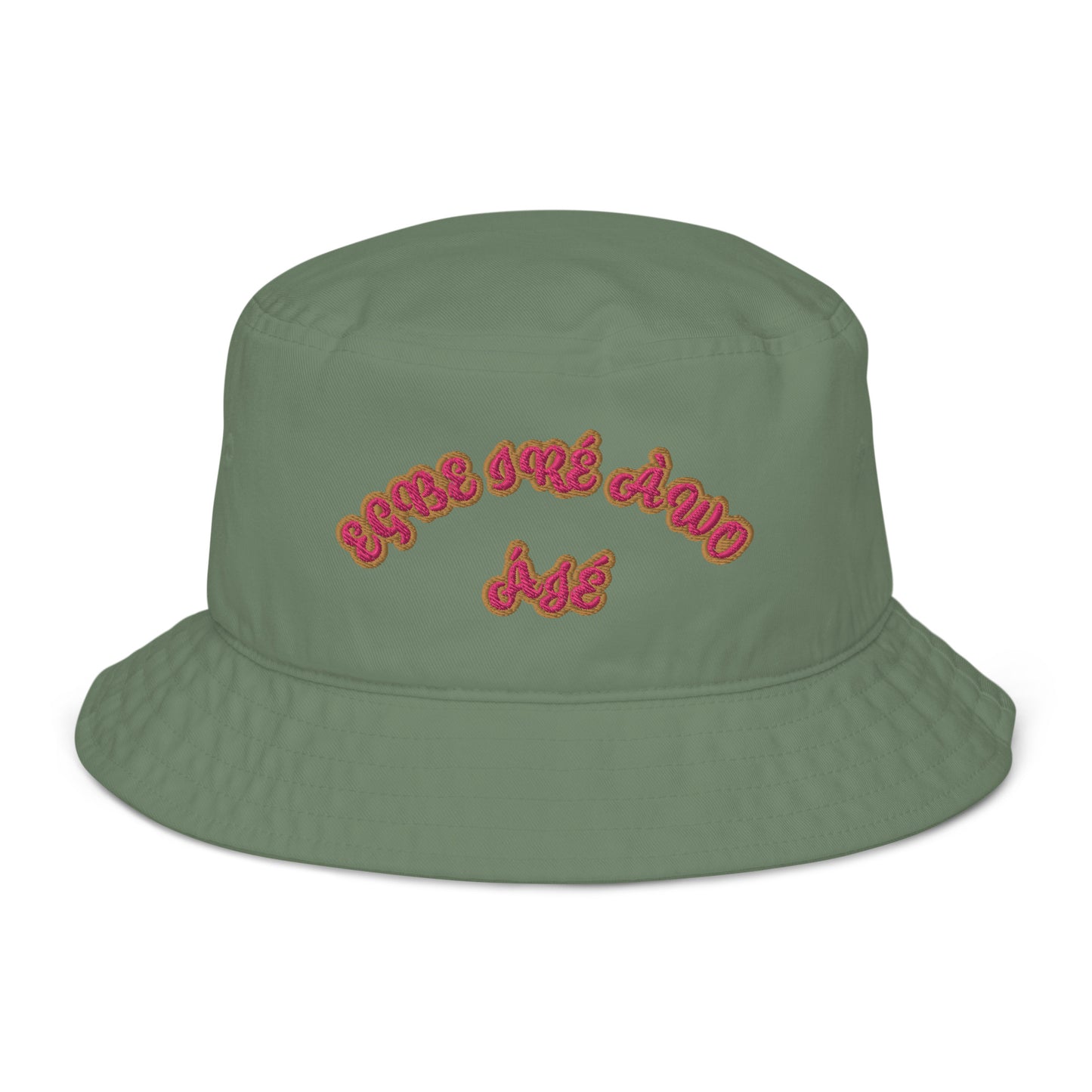 EGBE IRE AWO AJE 13 Organic bucket hat