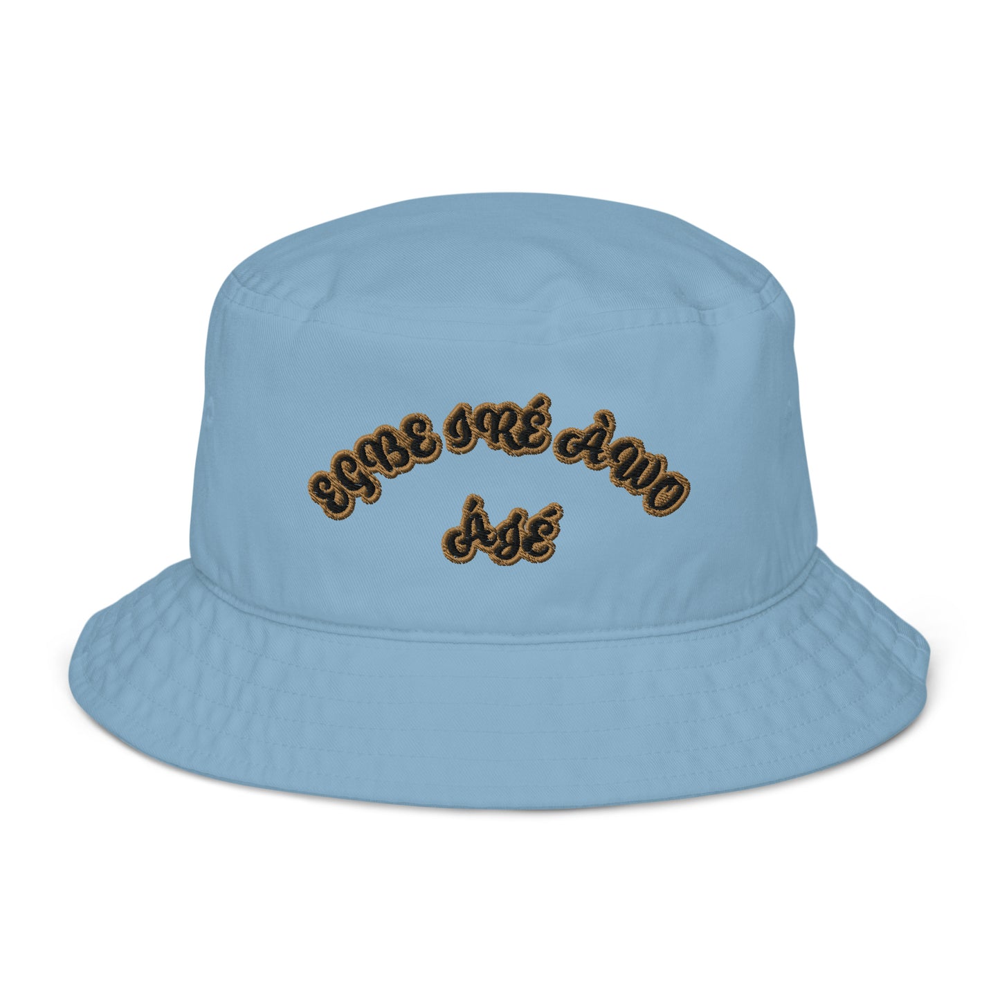 EGBE IRE AWO AJE 8 Organic bucket hat