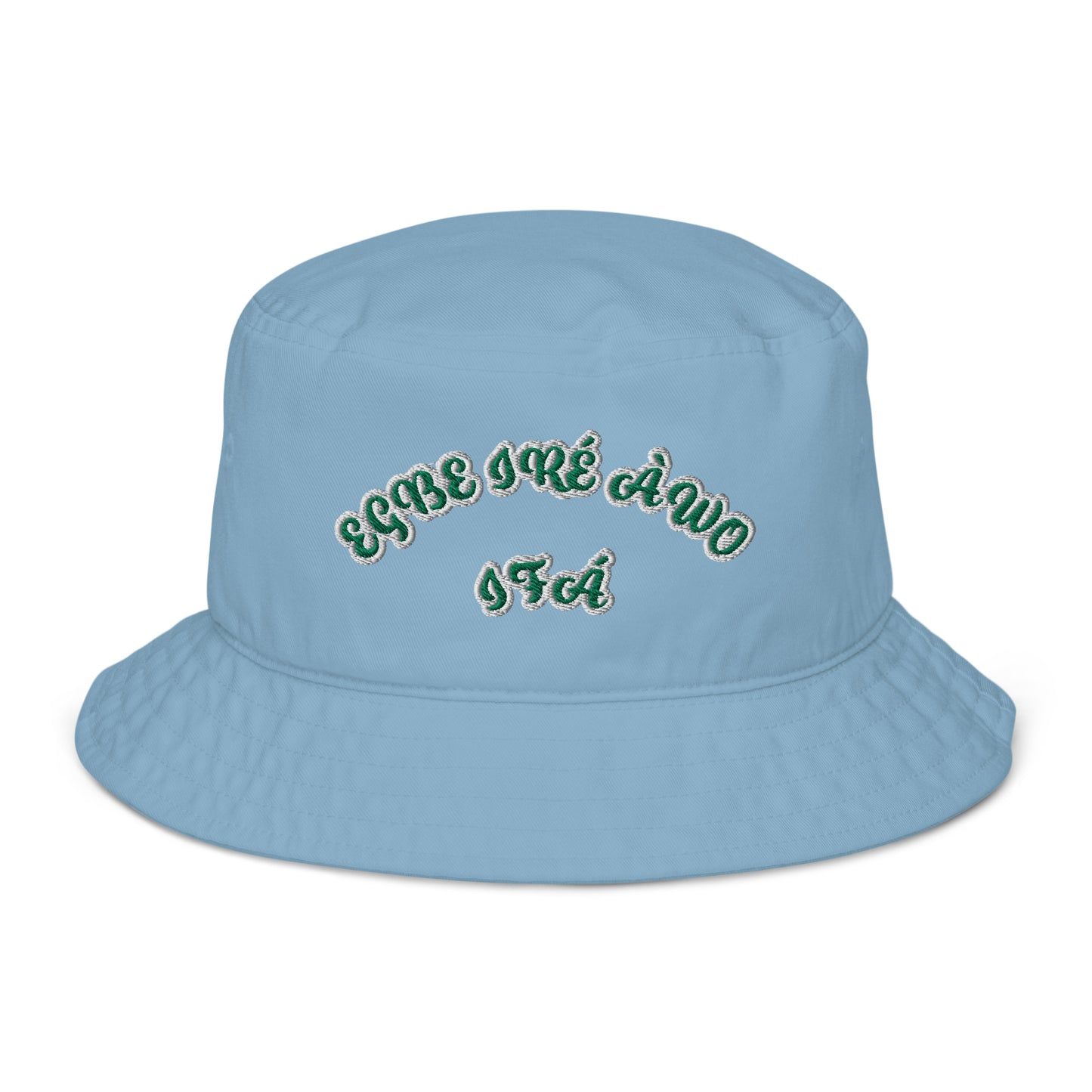 EGBE IRE AWO IFA Aje Ju Ogun Organic bucket hat