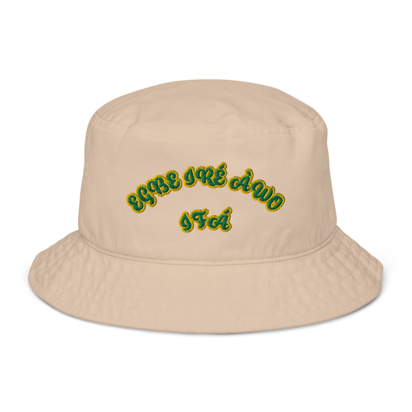 EGBE IRE AWO IFA LUCUMI Organic bucket hat