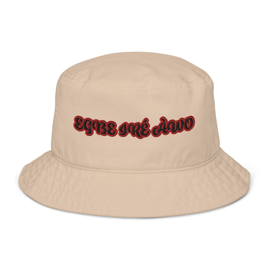 EGBE IRE AWO 4 Organic bucket hat