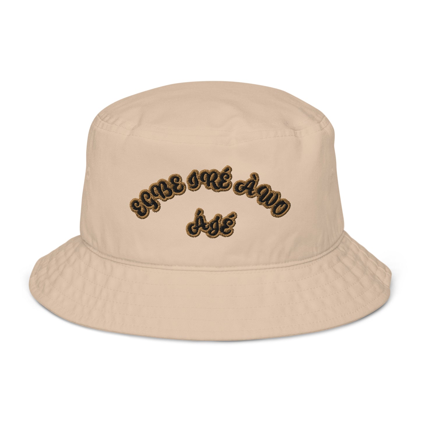 EGBE IRE AWO AJE 8 Organic bucket hat