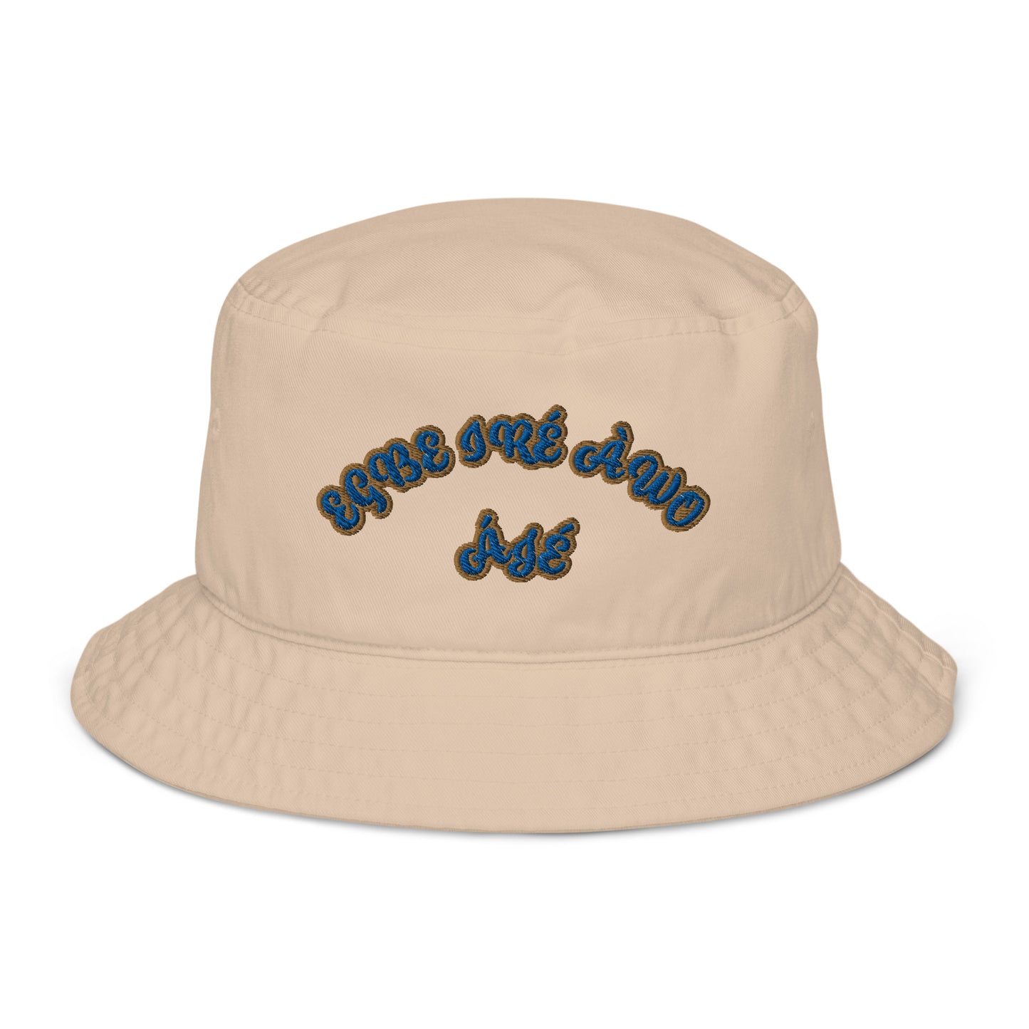 EGBE IRE AWO AJE 10 Organic bucket hat