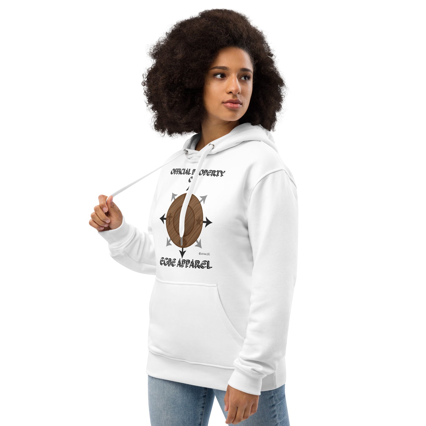 Official Egbe Apparel Logo Premium eco hoodie