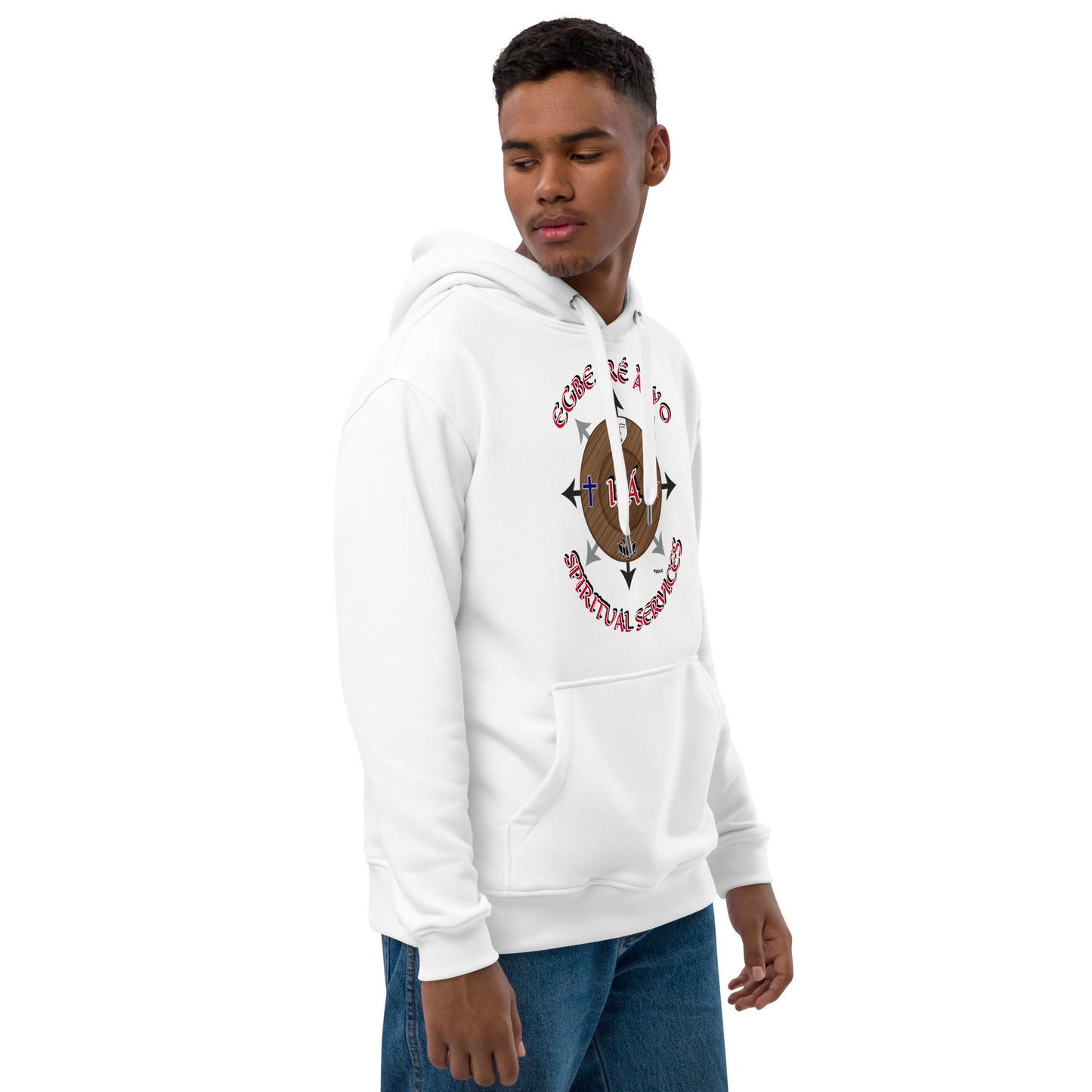 Egbe Ire Awo Signature Logo 6  Premium eco hoodie