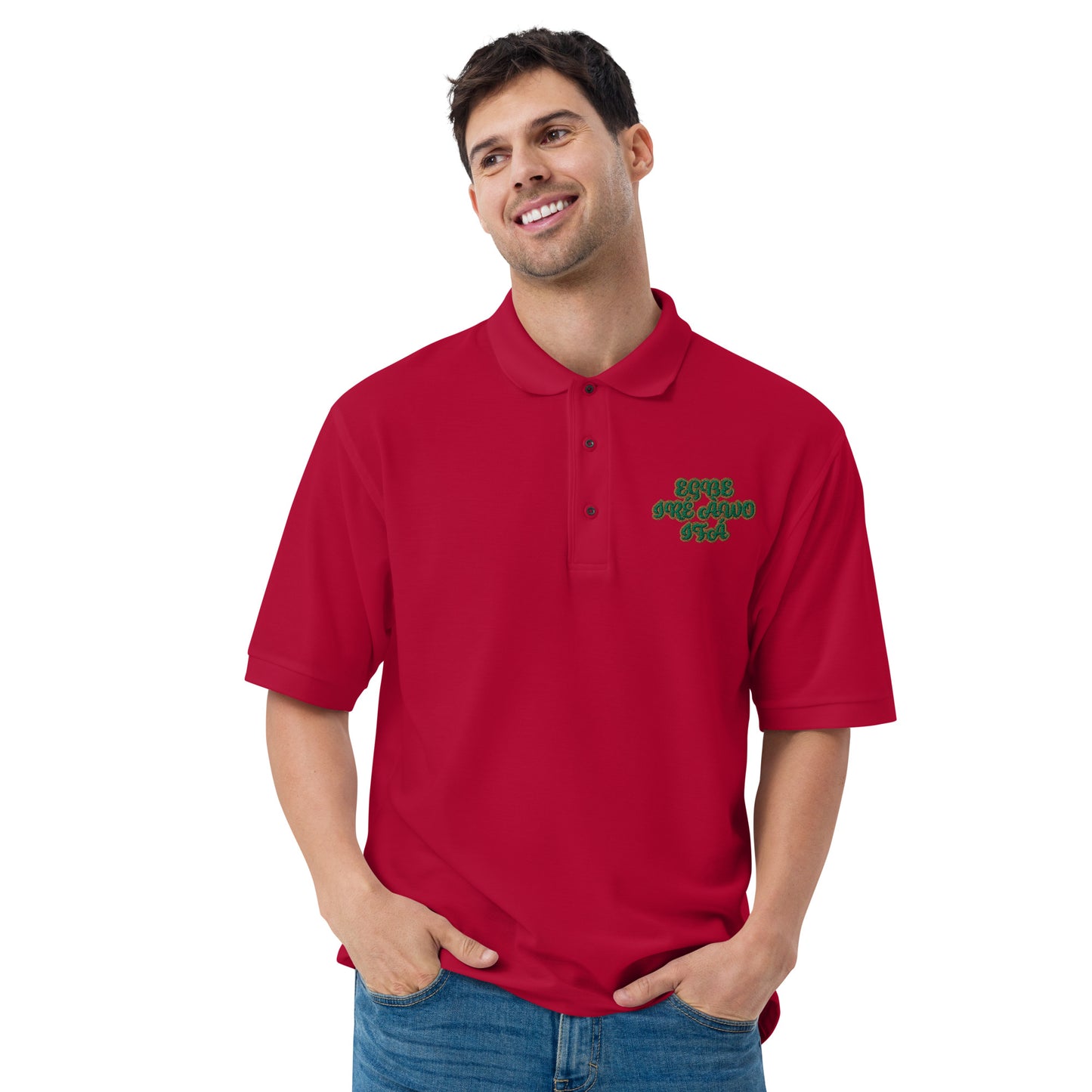 Egbe Ire Awo IFA Men's Premium Polo