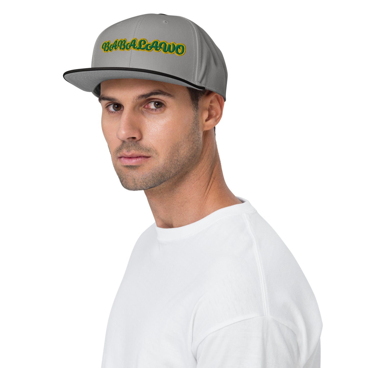 Babalawo Lucumi White embroidered Snapback Hat