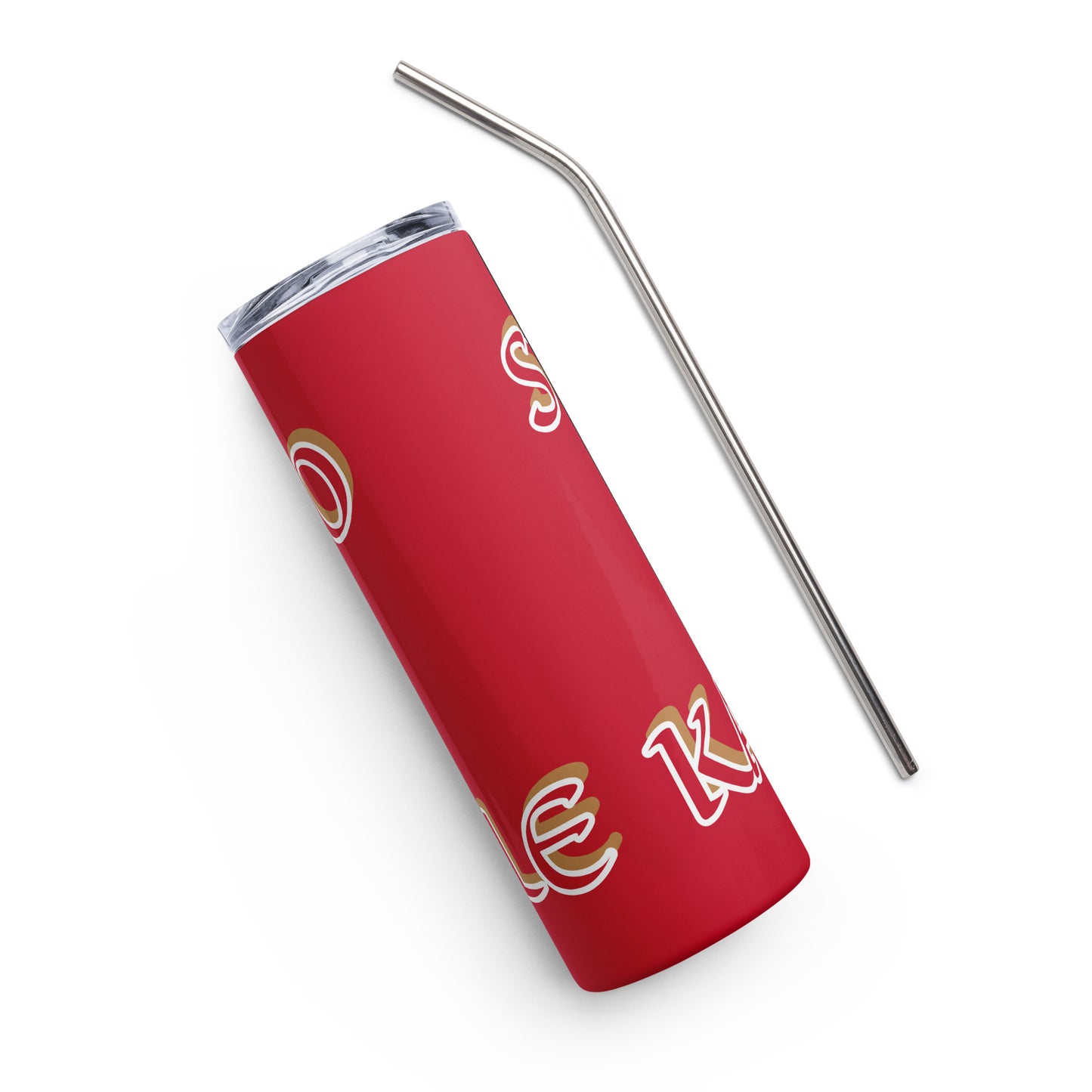 Shango Lucumi Icon Red Stainless steel tumbler