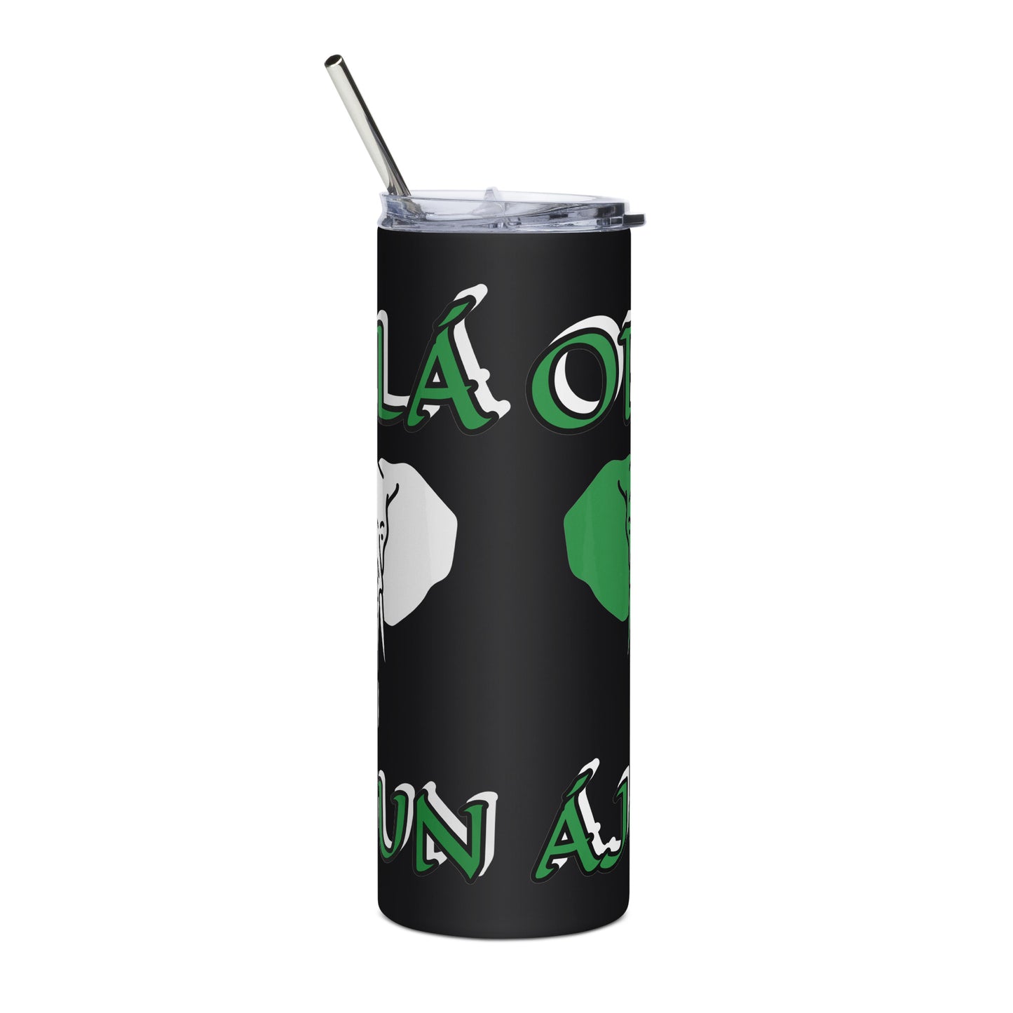 ORUNMILÁ Aje ju Ogun Black Stainless steel tumbler