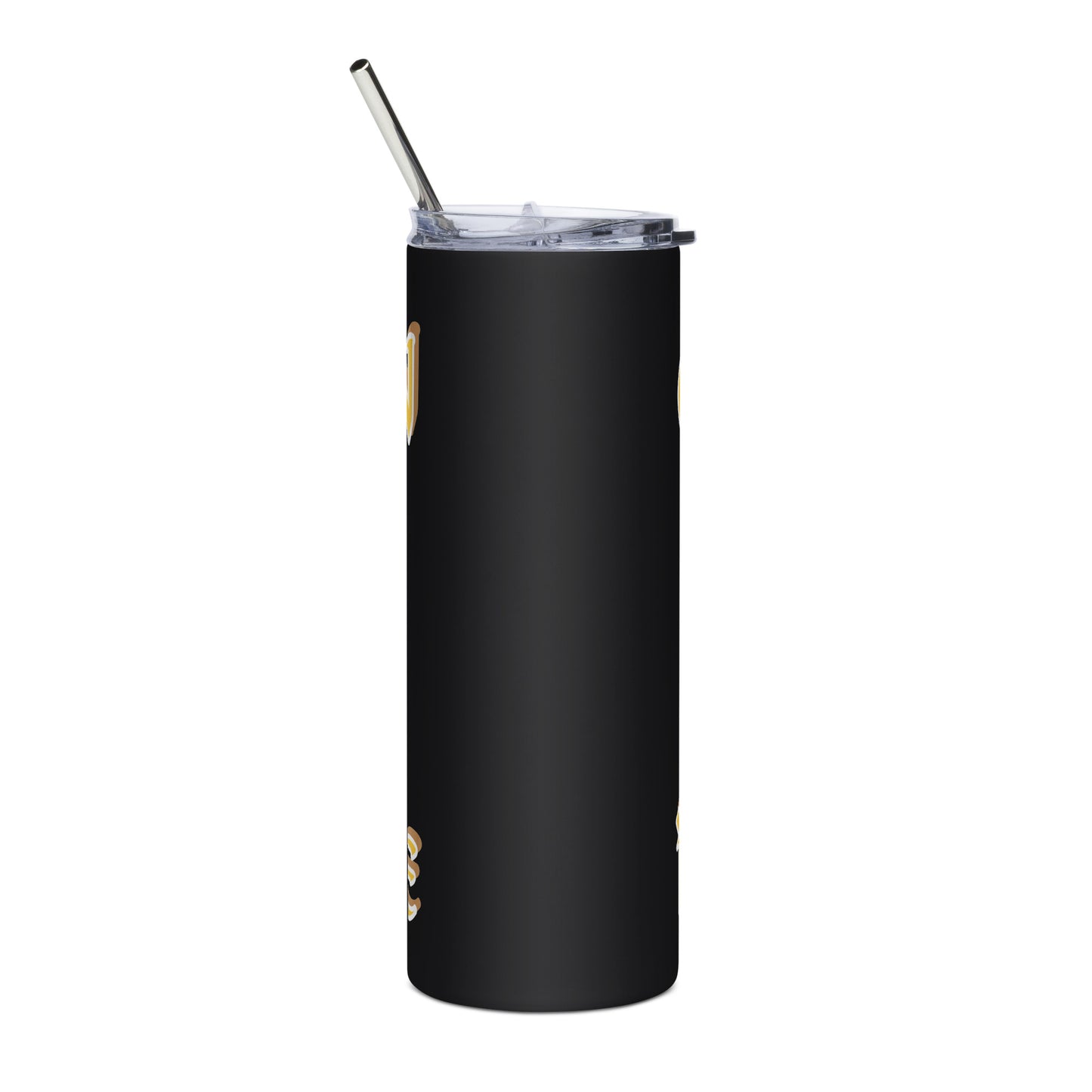 Oshun Lucumi  Icon White/Black Stainless steel tumbler