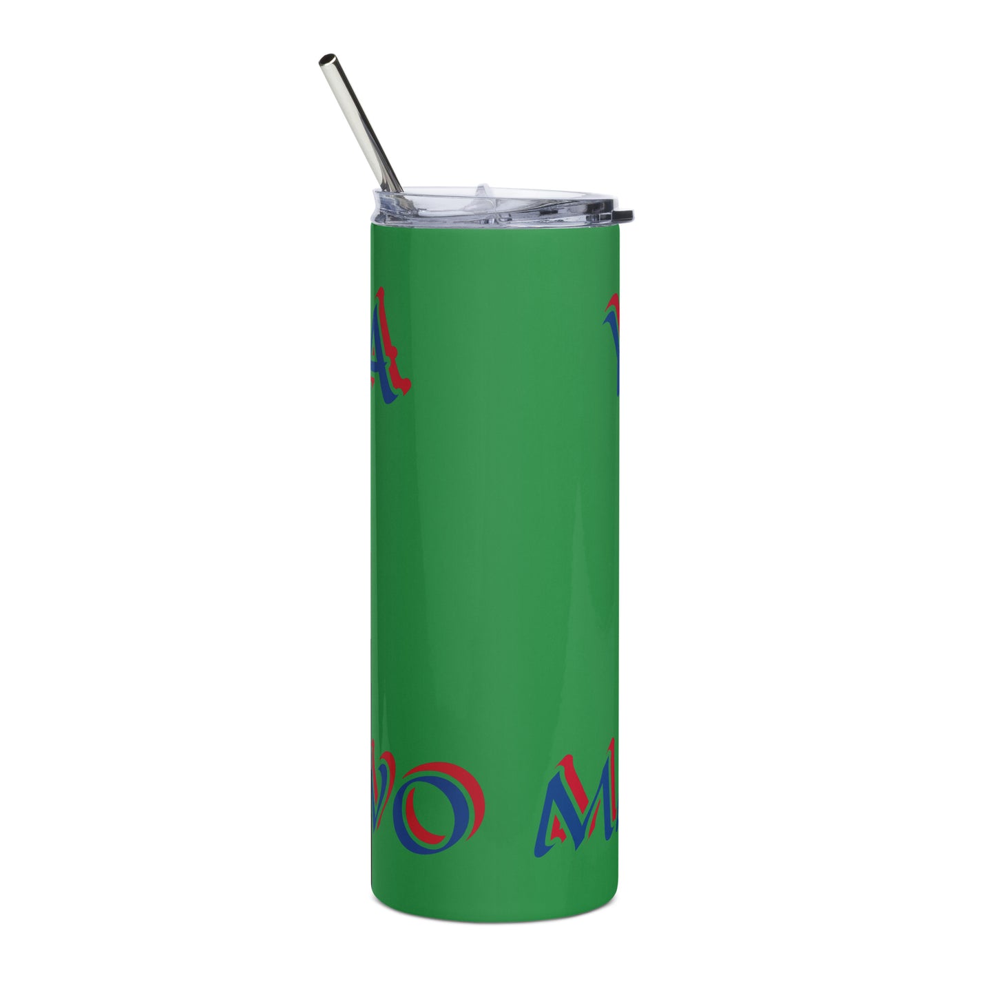 Yemaya MAYELEWO Lucumi Icon Green Stainless steel tumbler