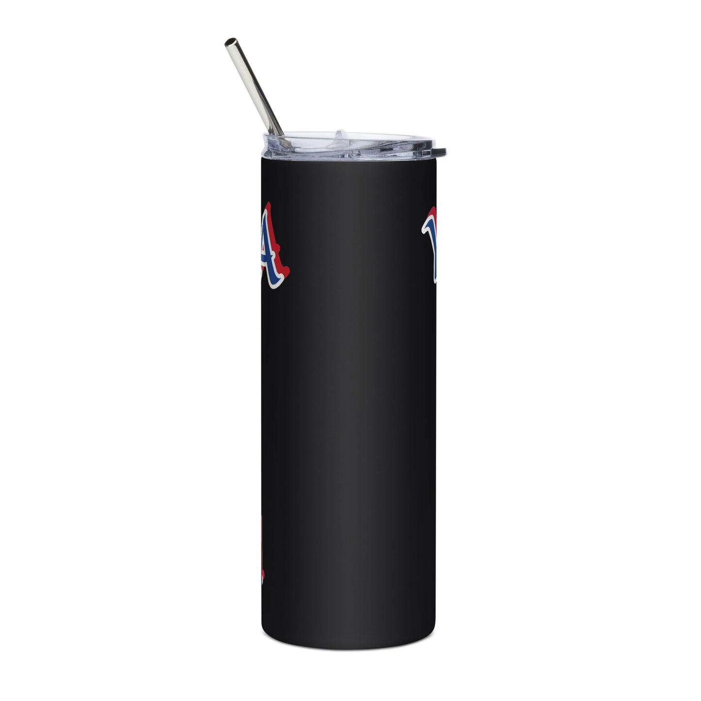 Yemaya Okuti Lucumi  Icon White/Black Stainless steel tumbler