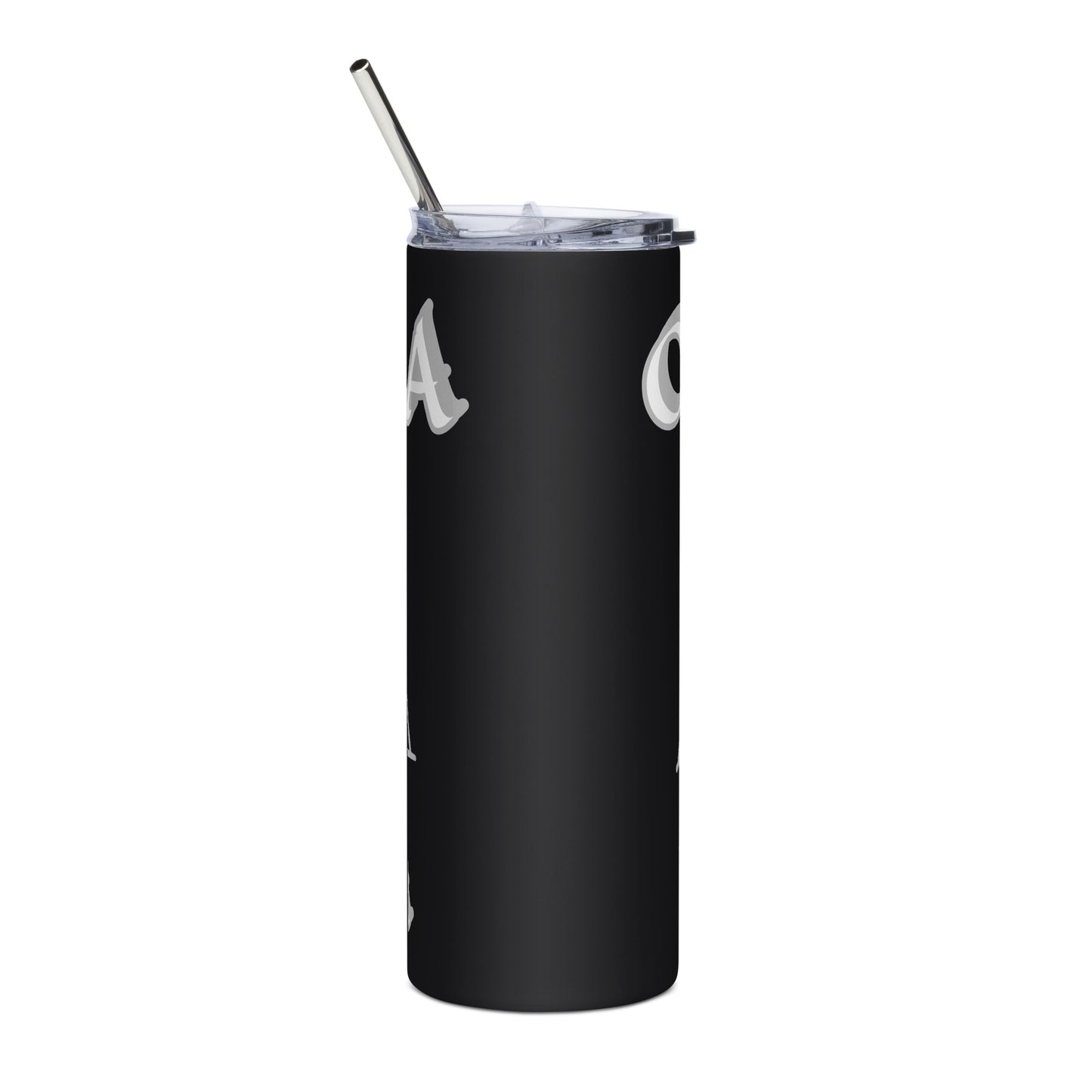 Obatala Icon Black/White Stainless steel tumbler