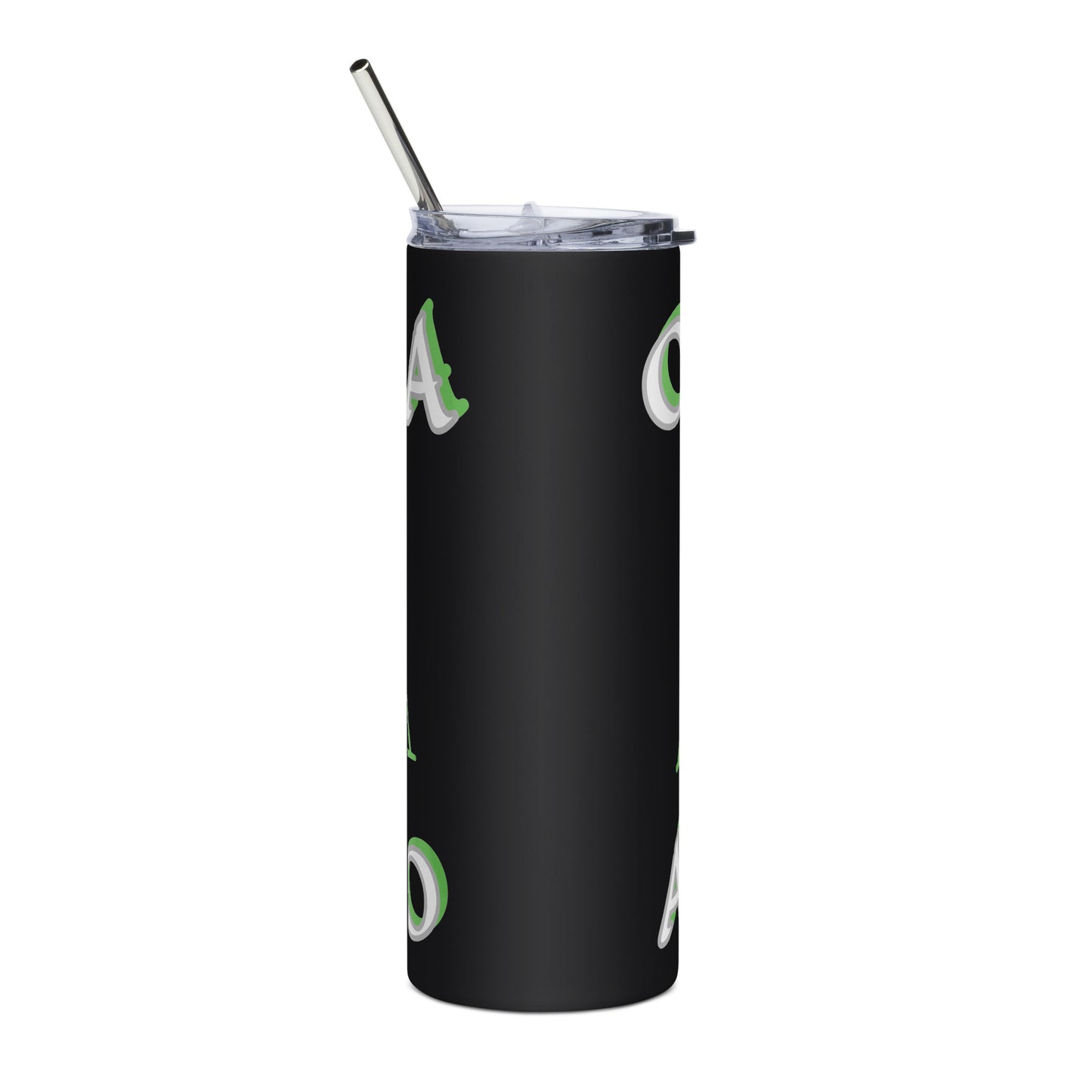 Obatala Aguemo Icon Black/White Stainless steel tumbler