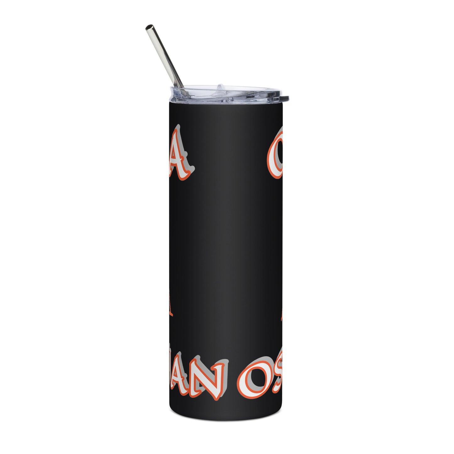 Obatala Oshagriñan Icon Black/White Stainless steel tumbler