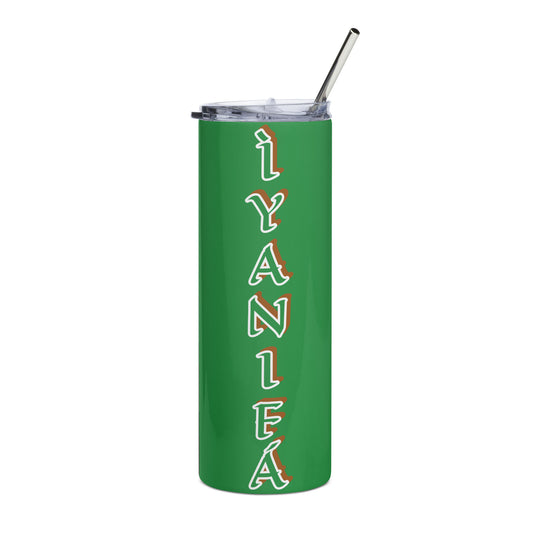 ÌYANIFÁ Isese Green Stainless steel tumbler