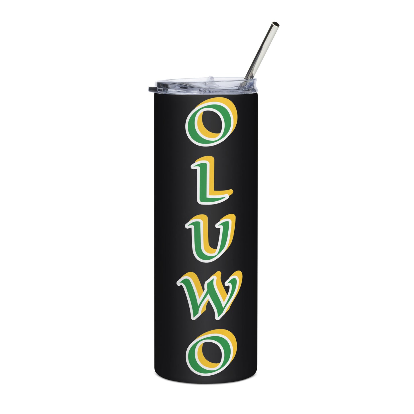 Oluwo Lucumi Black/White Stainless steel tumbler