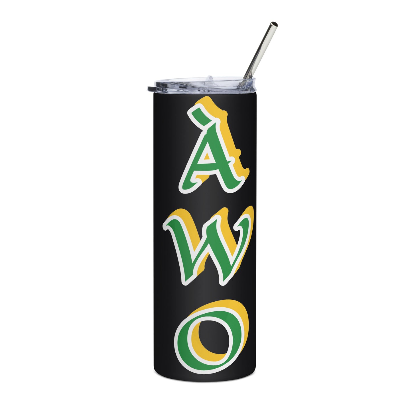 Àwo Lucumi Black/White Stainless steel tumbler