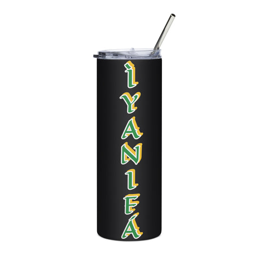 ÌYANIFÁ Lucumi Black/White Stainless steel tumbler