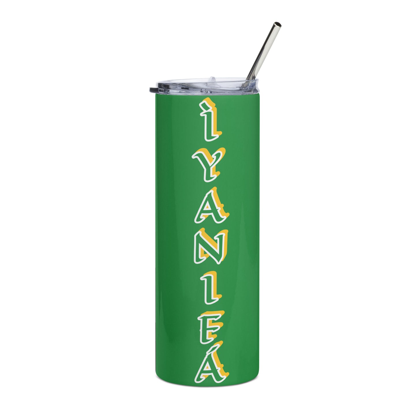 ÌYANIFÁ Lucumi Green Stainless steel tumbler