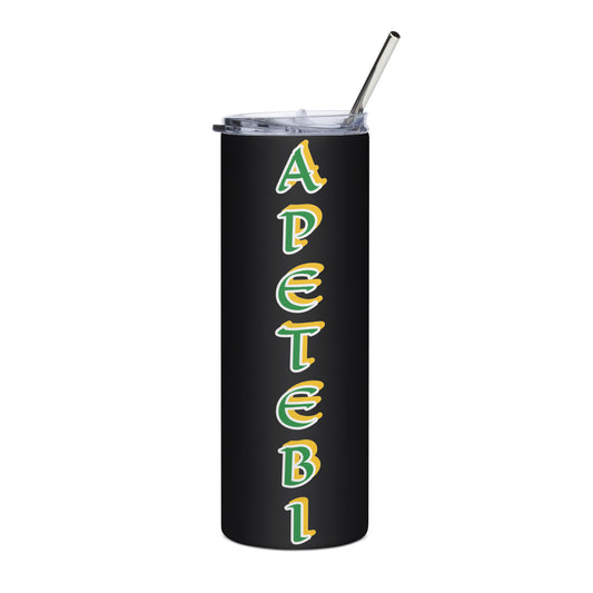 Apetebi Lucumi Black/White Stainless steel tumbler