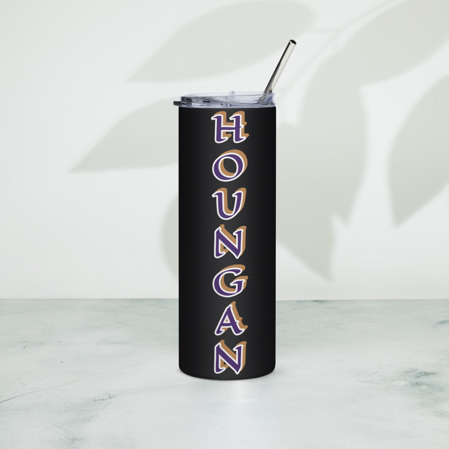 Houngan Black/White Stainless steel tumbler