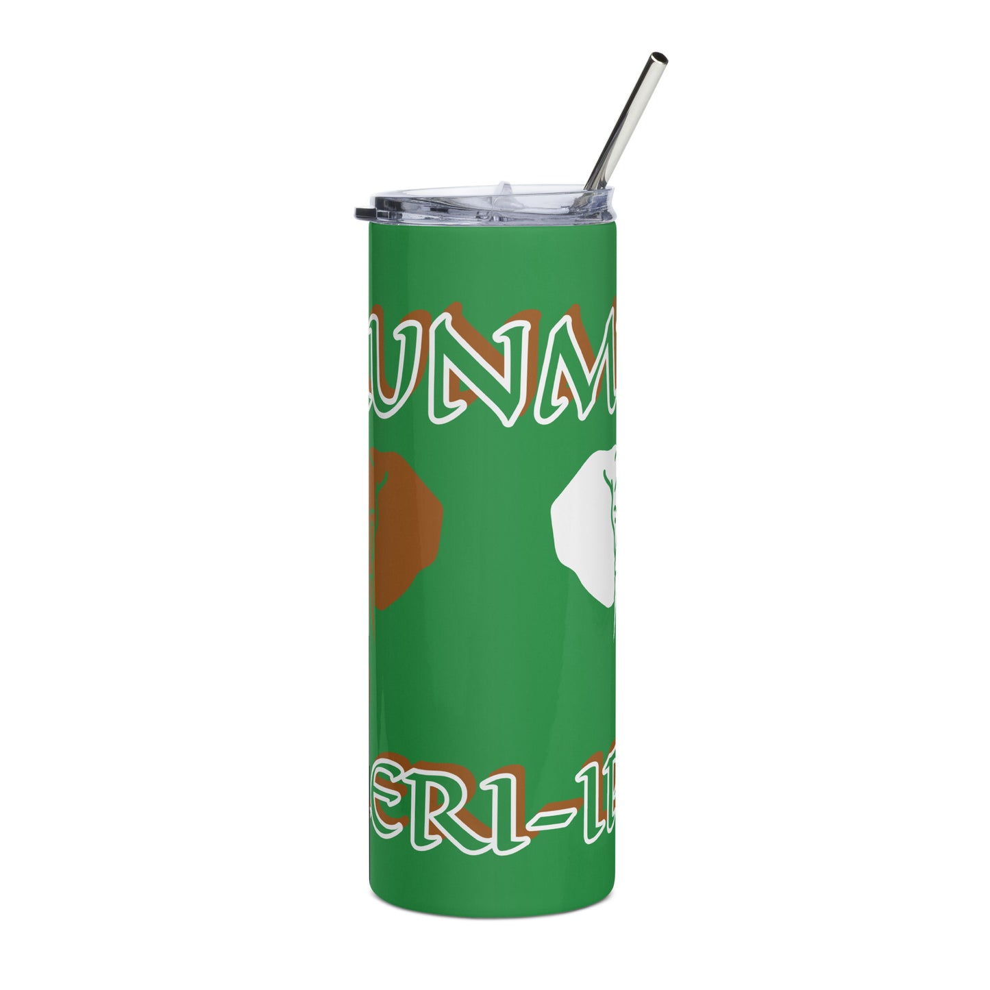 ORUNMILÁ Isese dual Icon Green Stainless steel tumbler