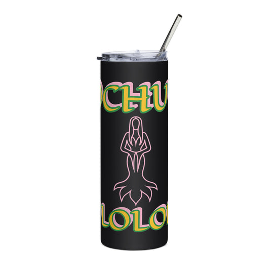 Ochun Ololodi Lucumi  Icon White/Black Stainless steel tumbler 3