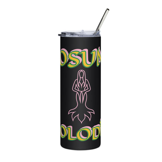 Osun Olodi Isese Icon White/Black Stainless steel tumbler 3