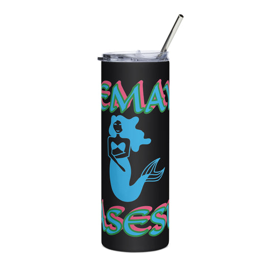 Yemaya ASESU Isese Icon White/Black Stainless steel tumbler