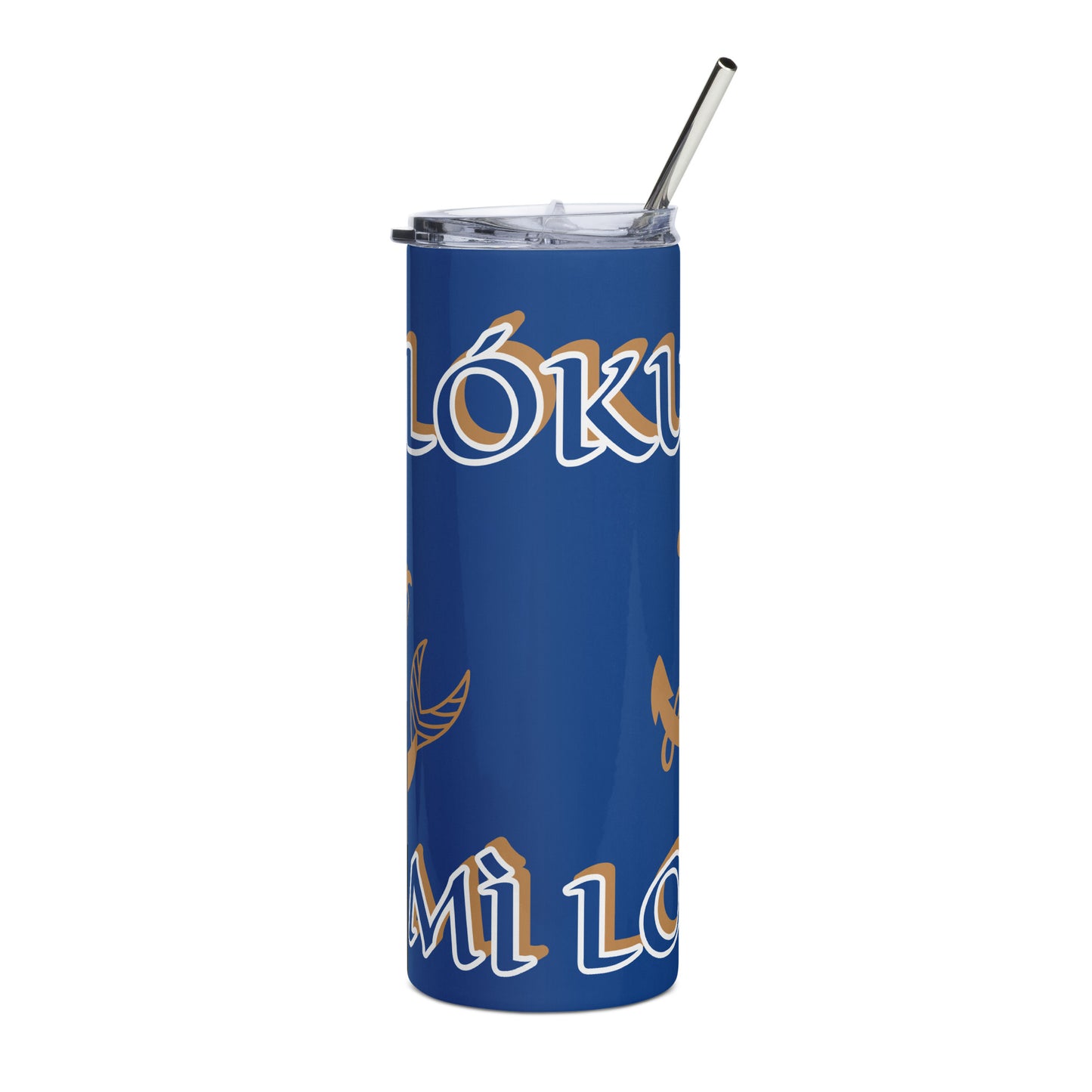 OLÓKUN Icon Blue Stainless steel tumbler