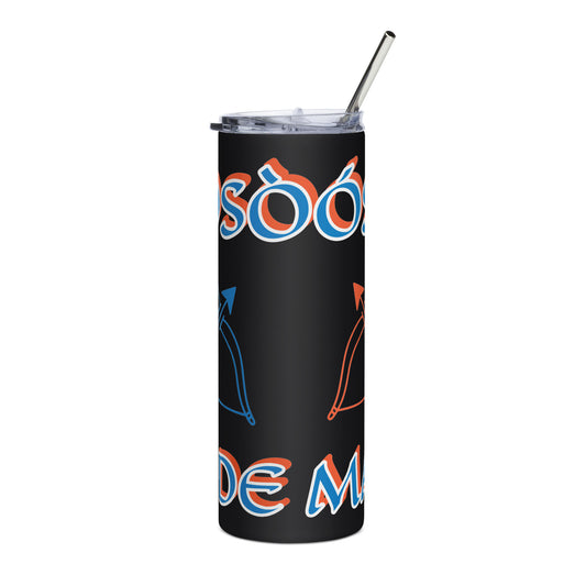 Osoosi Isese Icon White/Black Stainless steel tumbler