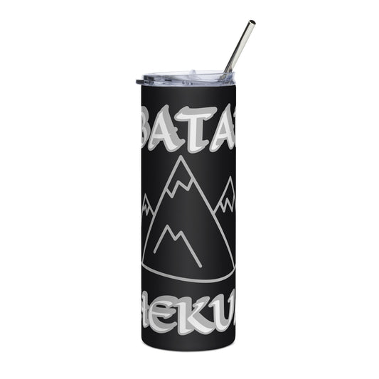 Obatala Icon Black/White Stainless steel tumbler