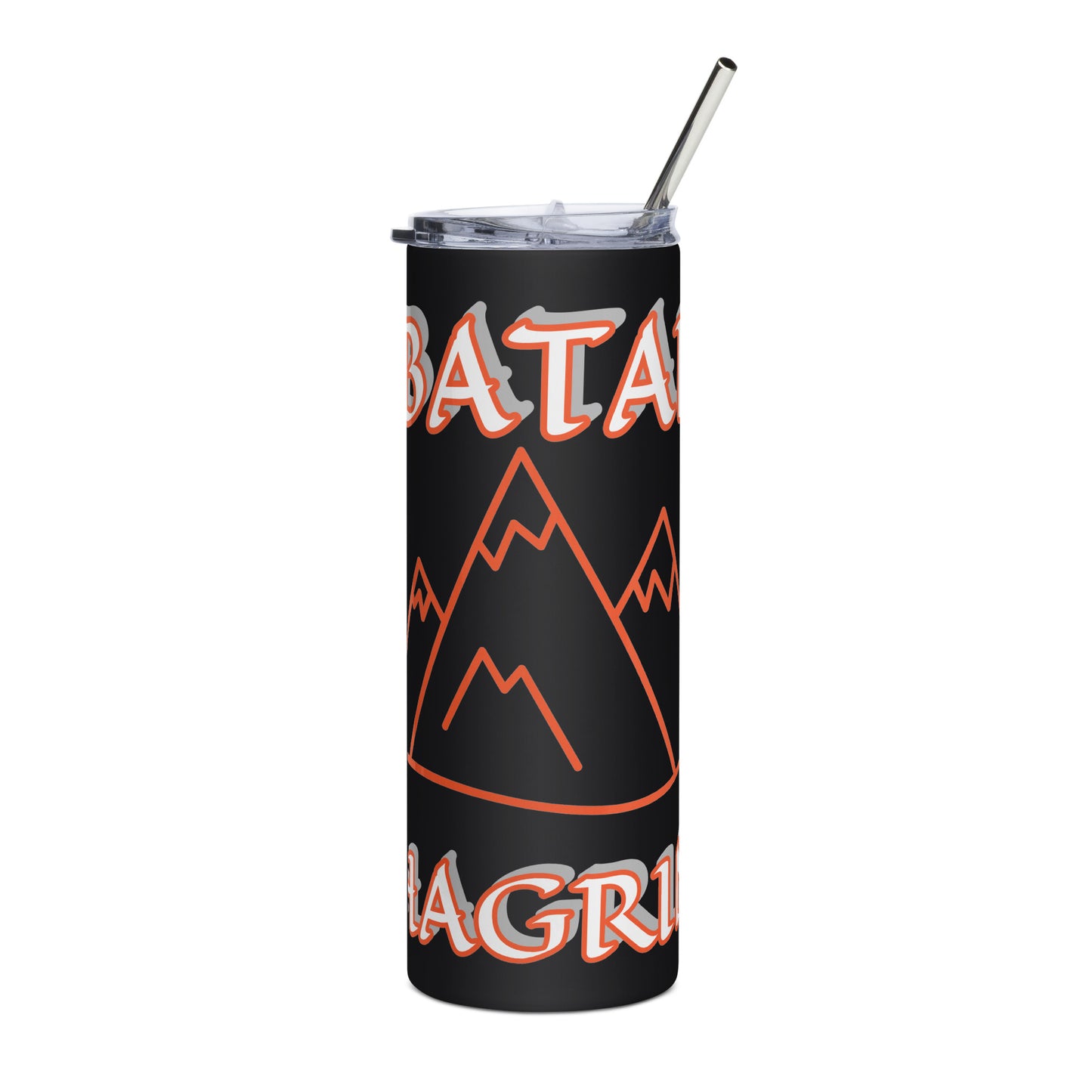 Obatala Oshagriñan Icon Black/White Stainless steel tumbler