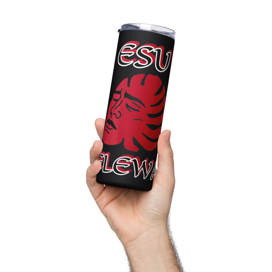 Esu Elewa Lucumi Icon Black Stainless steel tumbler