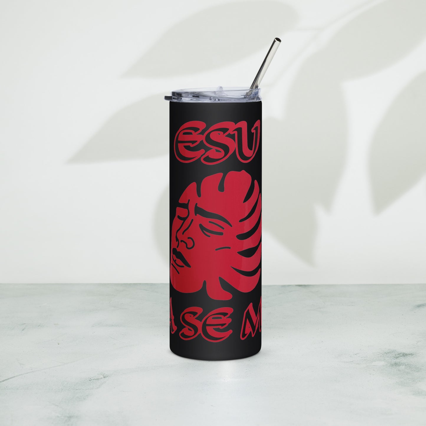 Esu Mase Mio Isese Icon Black Stainless steel tumbler