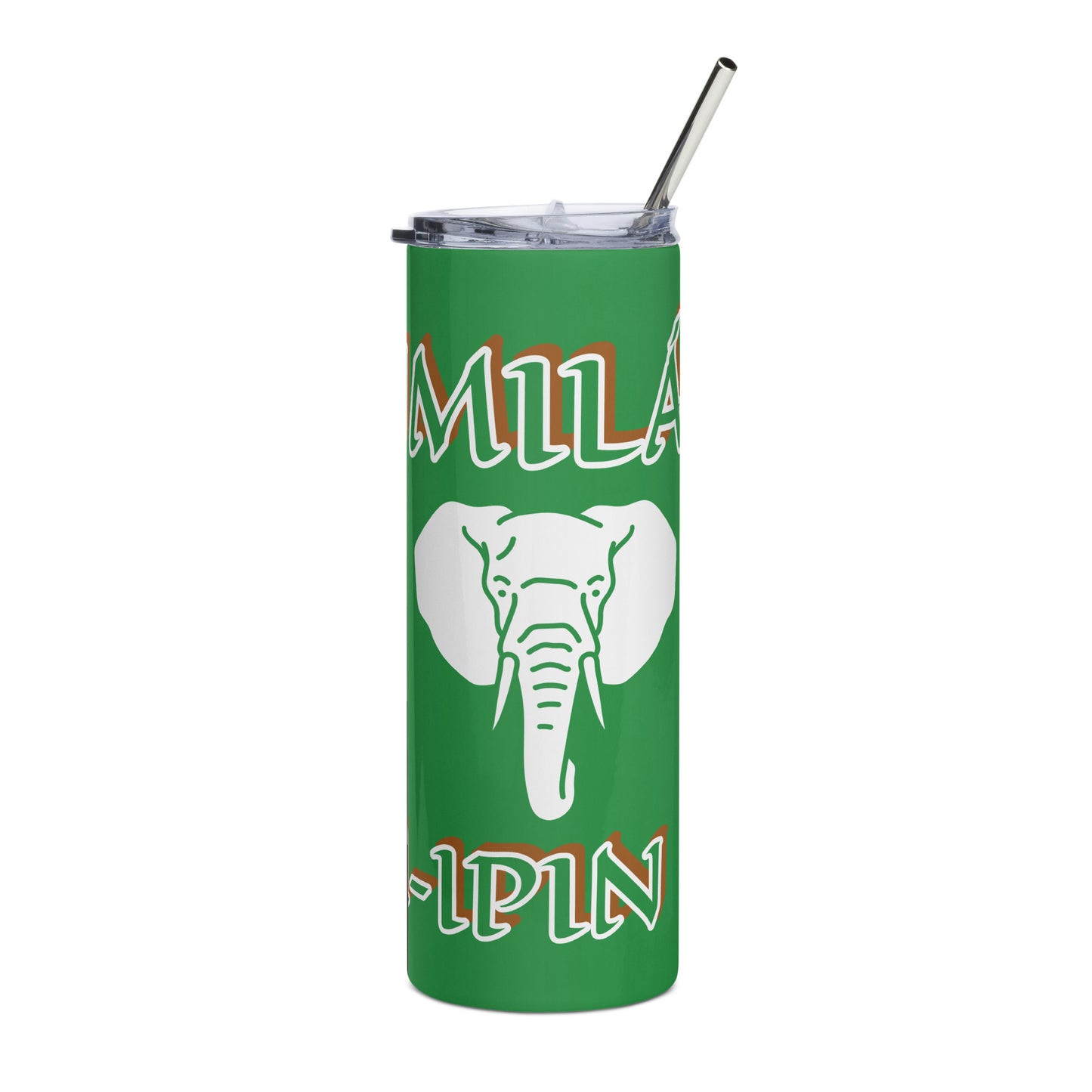 ORUNMILÁ Isese dual Icon Green Stainless steel tumbler