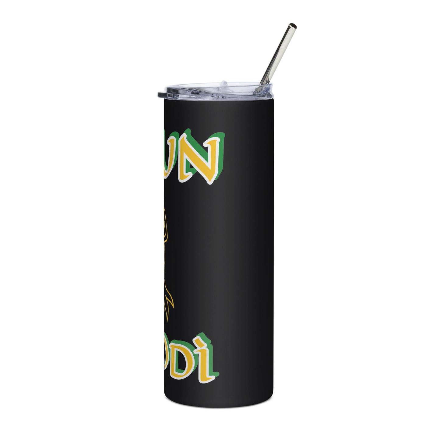 Osun Olodi Isese Icon White/Black Stainless steel tumbler 1