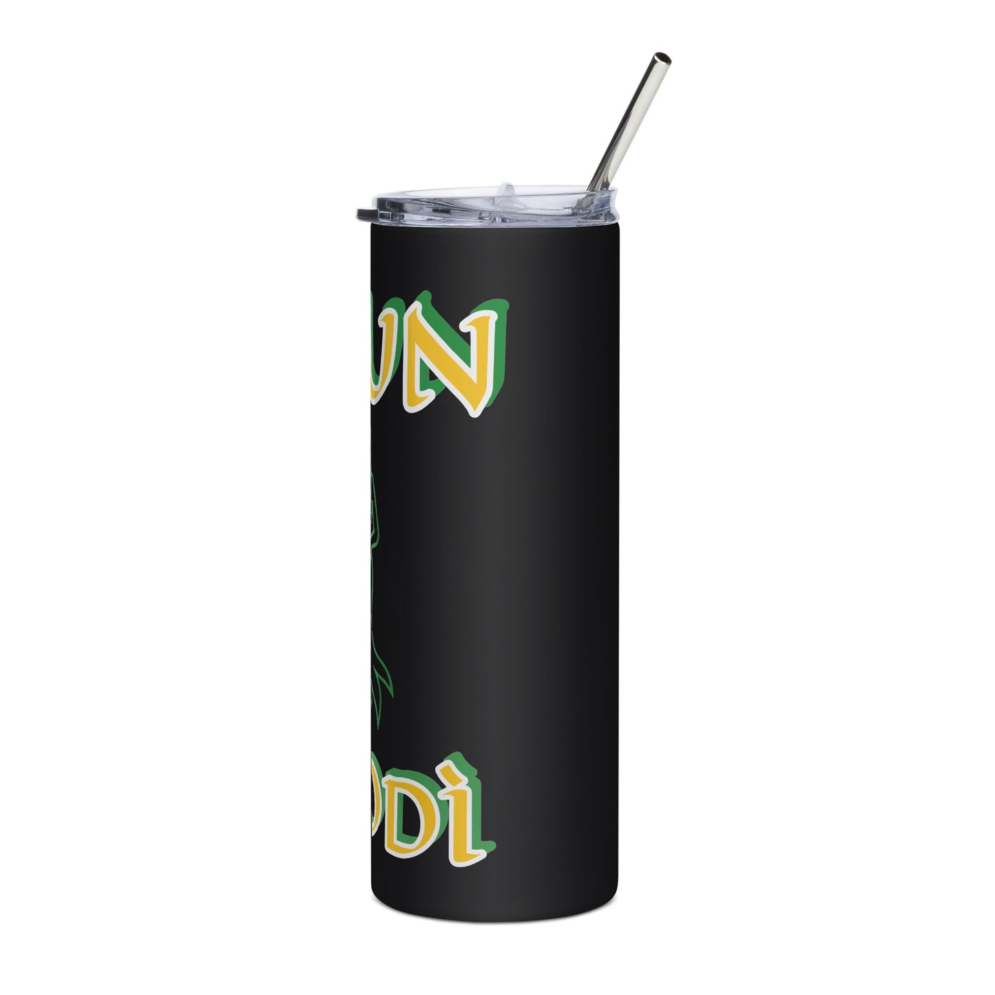 Osun Olodi Isese Icon White/Black Stainless steel tumbler 2