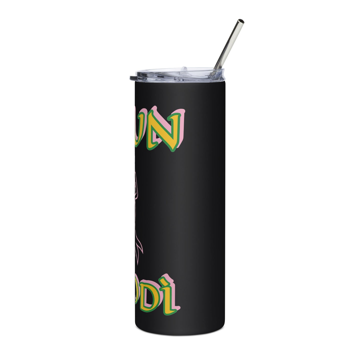 Osun Olodi Isese Icon White/Black Stainless steel tumbler 3