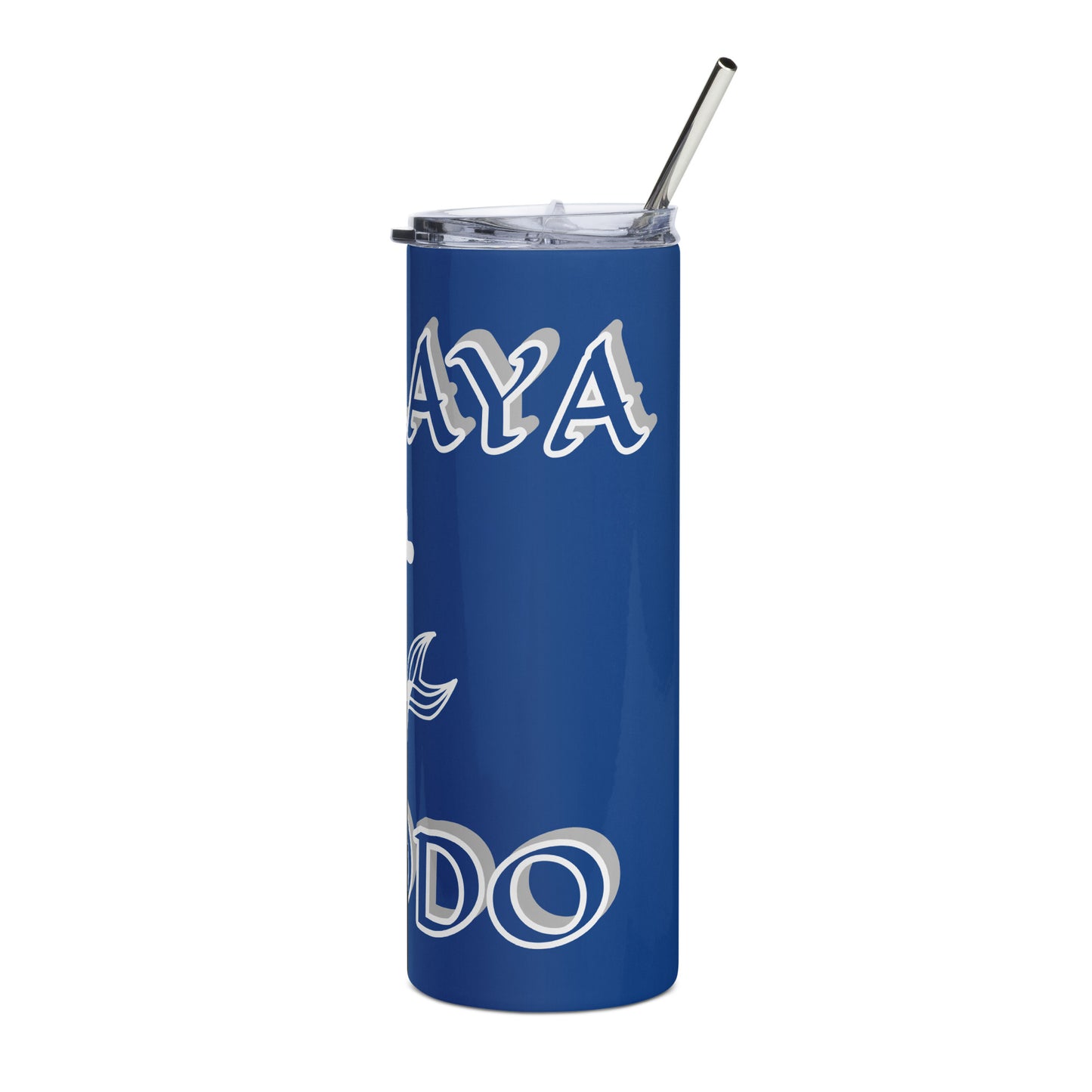 Yemaya Lucumi Icon Blue Stainless steel tumbler