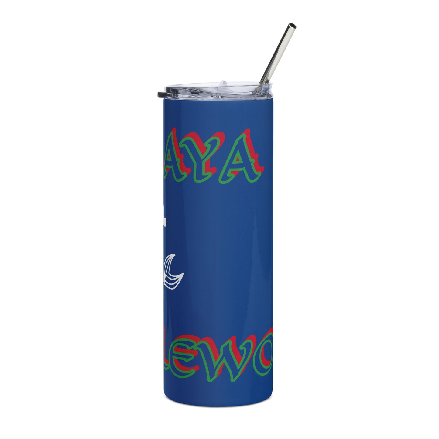 Yemaya MAYELEWO Lucumi Icon Blue Stainless steel tumbler