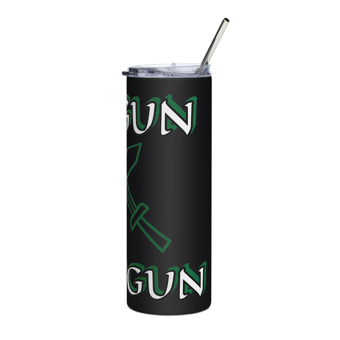 Oggun Lucumi Icon Black/White Stainless steel tumbler