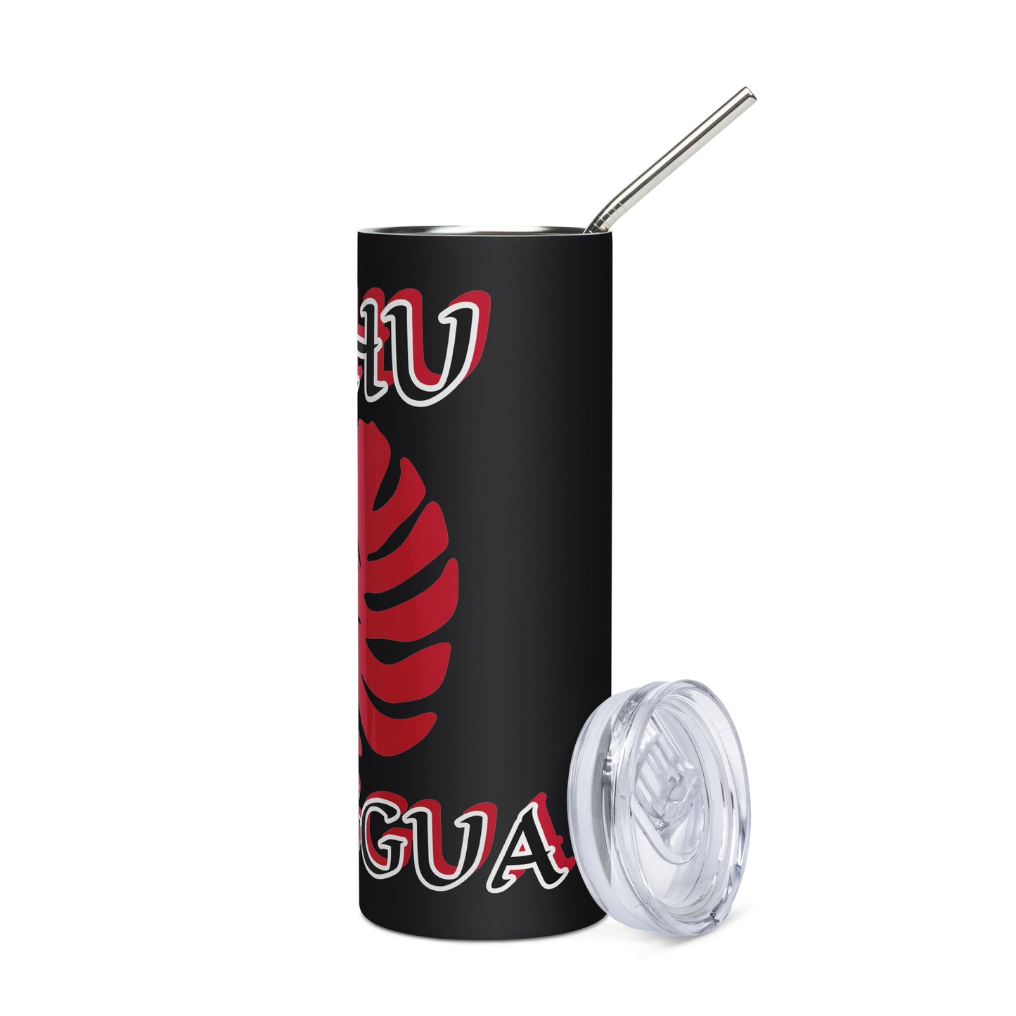 Eshu Eleggua Lucumi Icon Black Stainless steel tumbler