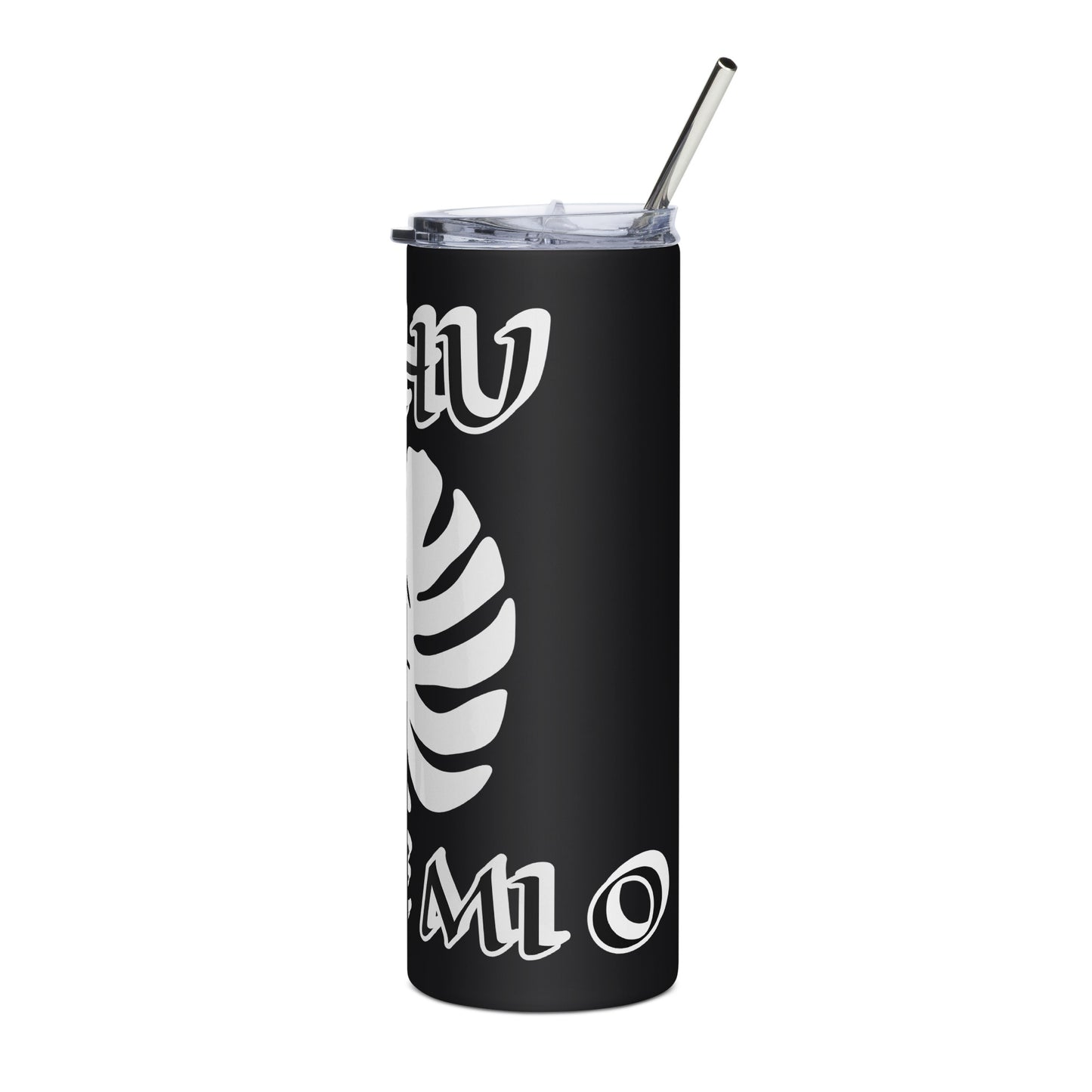 Eshu Mase Mio Lucumi Icon Black Stainless steel tumbler