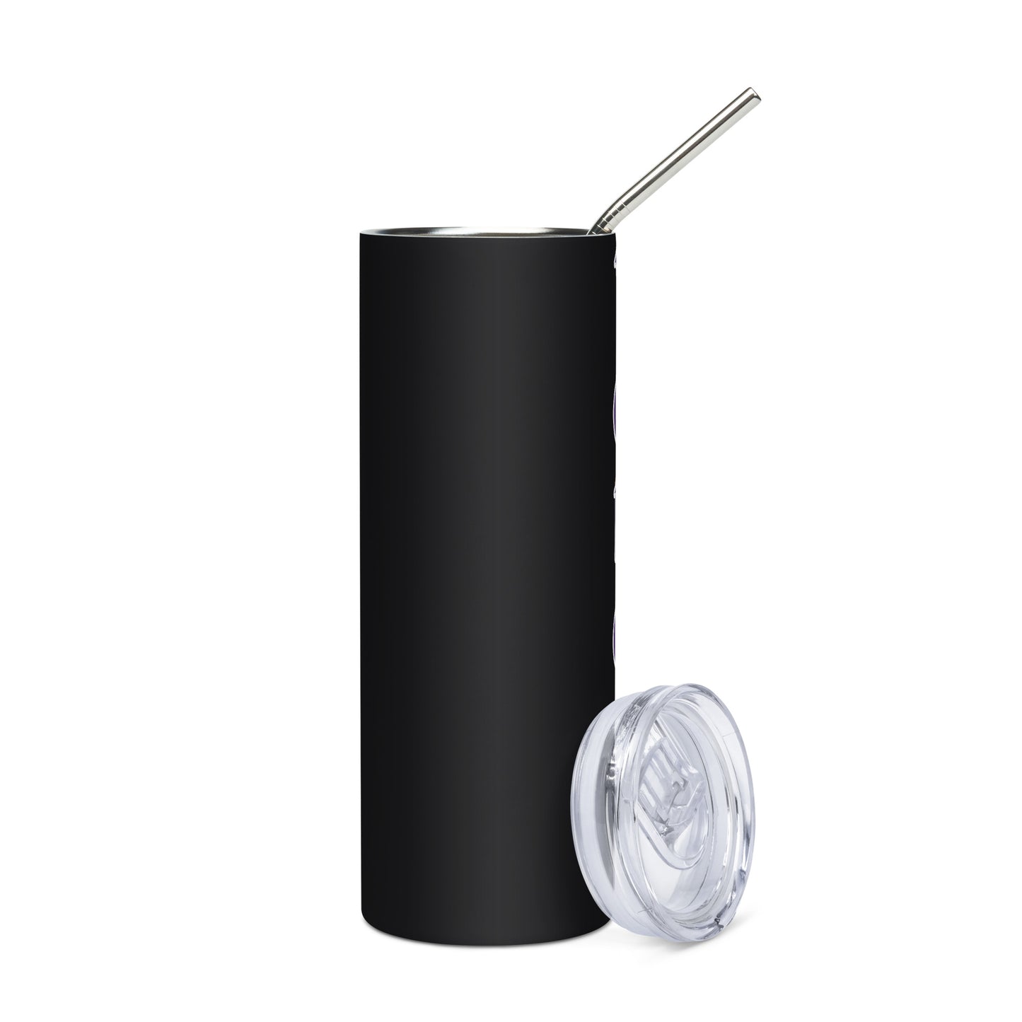 Vodoun Black/White Stainless steel tumbler