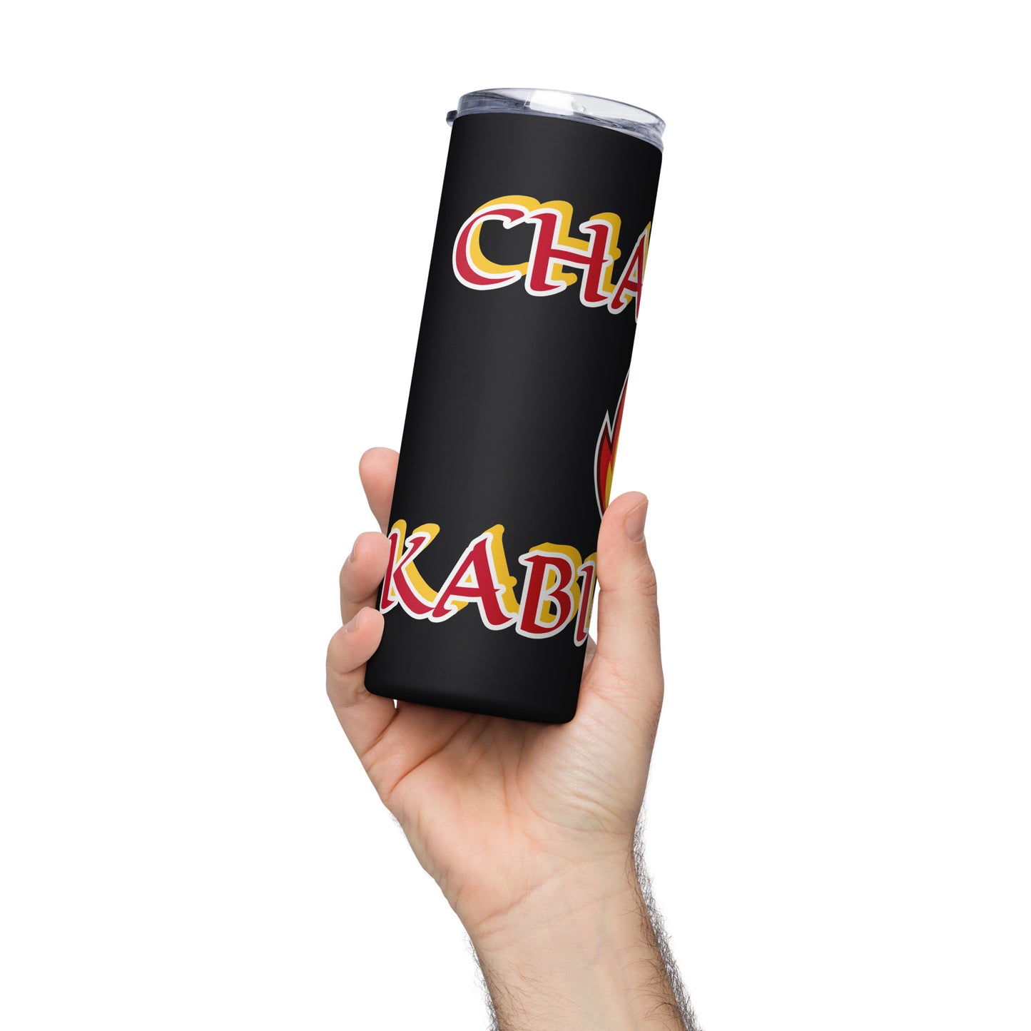 Chango Lucumi Icon Black/White Stainless steel tumbler