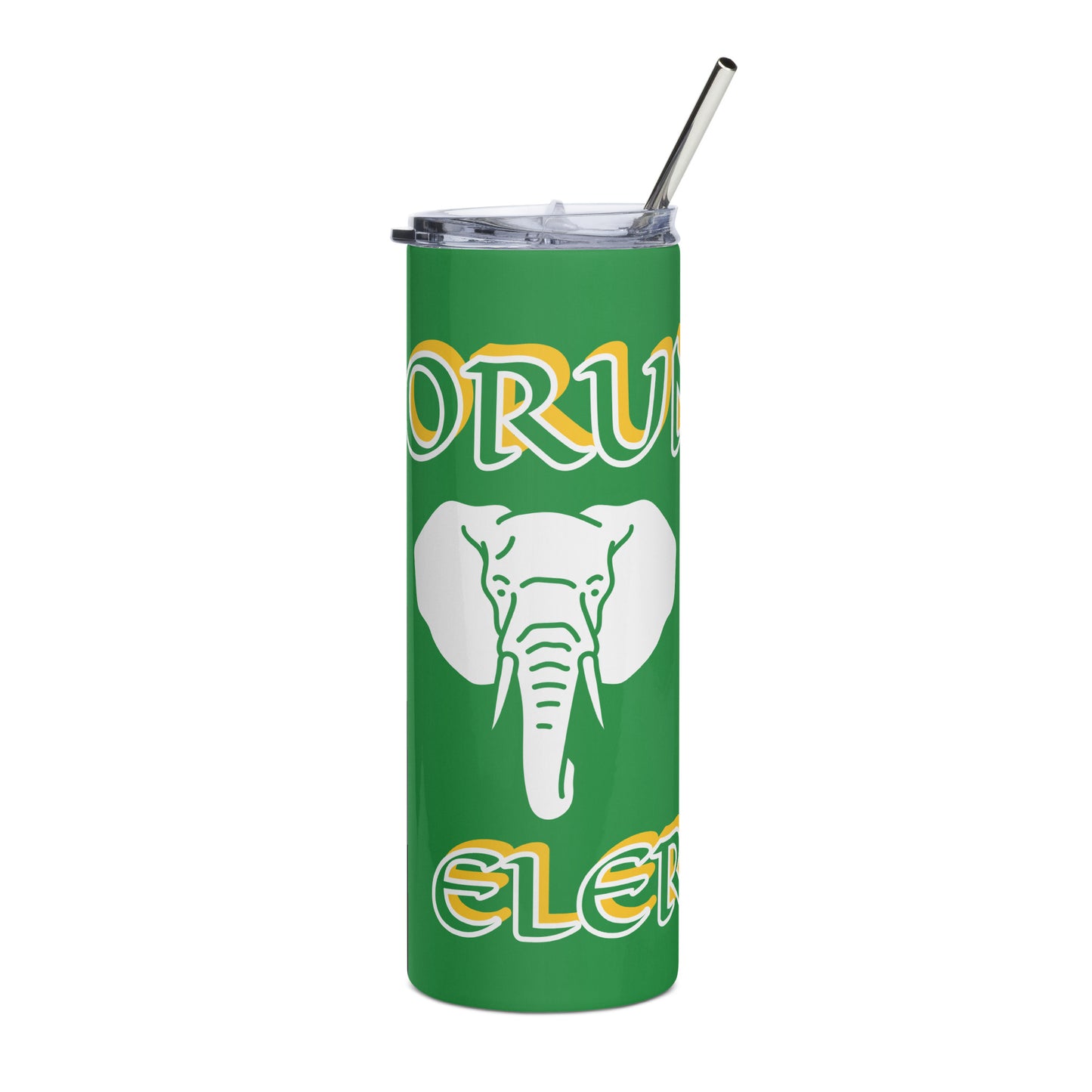 ORUNMILÁ Lucumi dual Icon Green Stainless steel tumbler